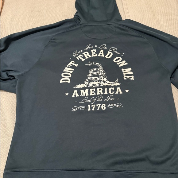 Men's Blue Hoodie From Nine Line - Picture 6 of 8